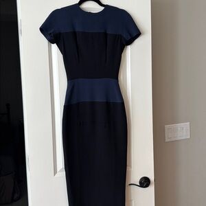 Victoria Beckham Navy and Black Dress